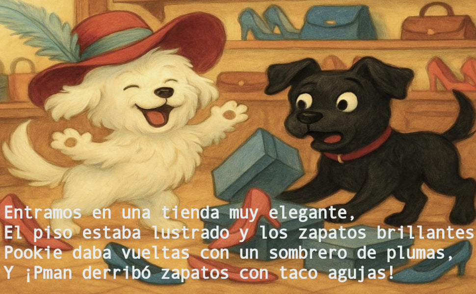 Pman y Pookie Se Mueven Y Ríen: Un libro ilustrado con rimas para niños de 3 a 6 años