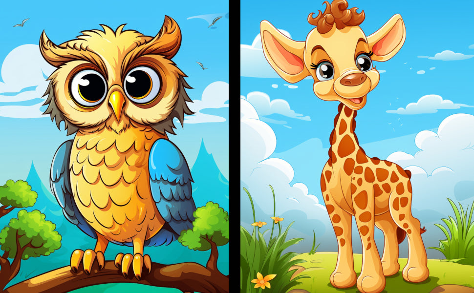 Adorable Animals Coloring Book: Charming Baby Animals to Color for Creative Kids