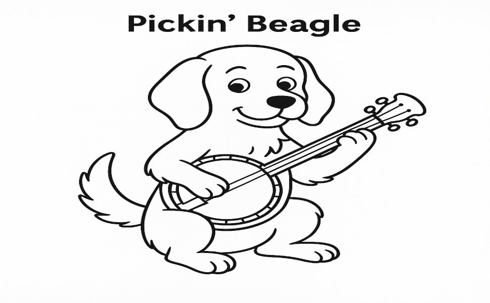 Pman & Pookie's Jazz Band Coloring Book