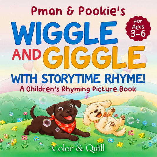 Pman & Pookie's Wiggle & Giggle: A Sweet Rhyming Dog Picture Book For Preschoolers Ages 3-6